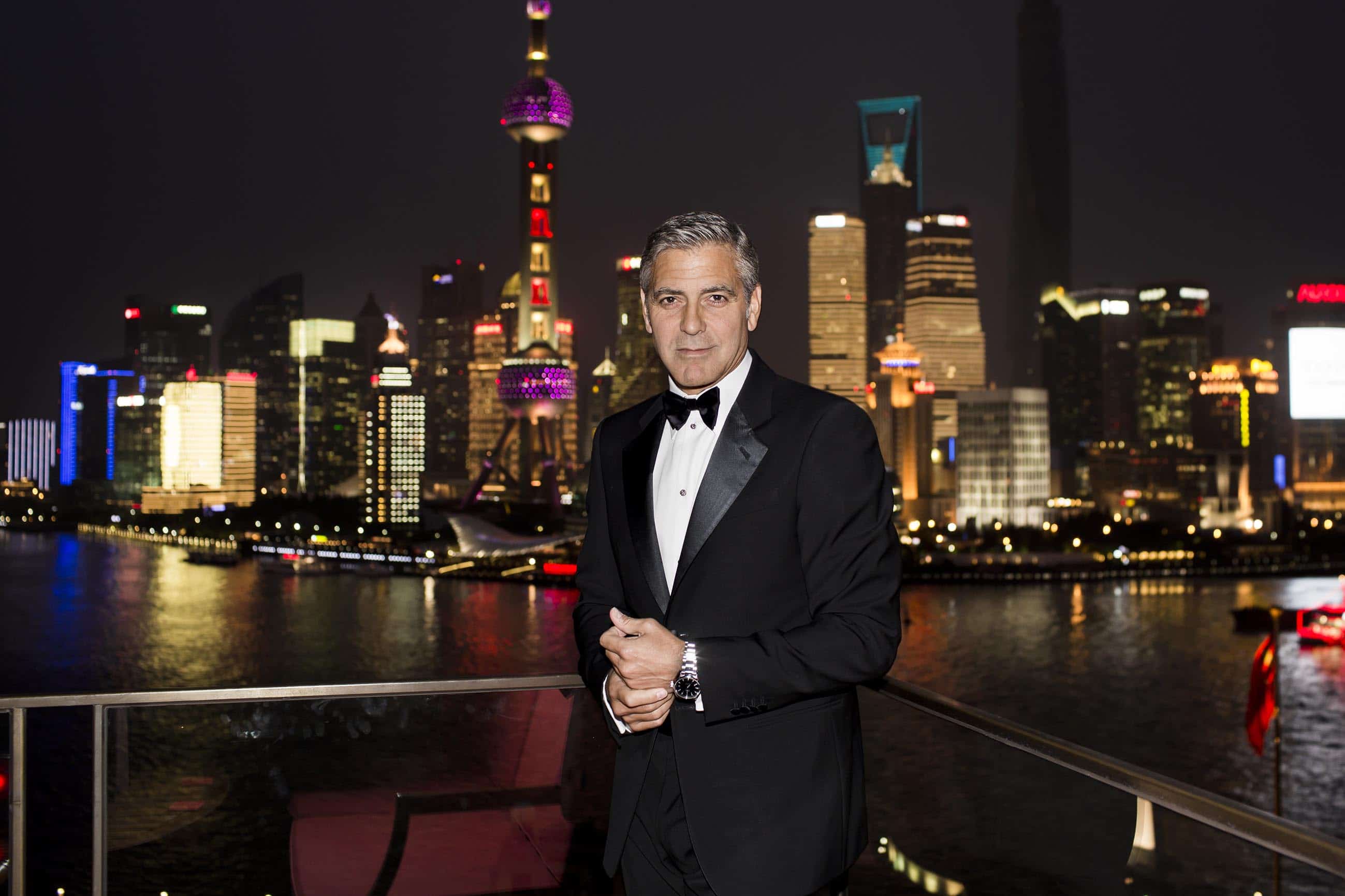 George Clooney joins OMEGA in Shanghai_1