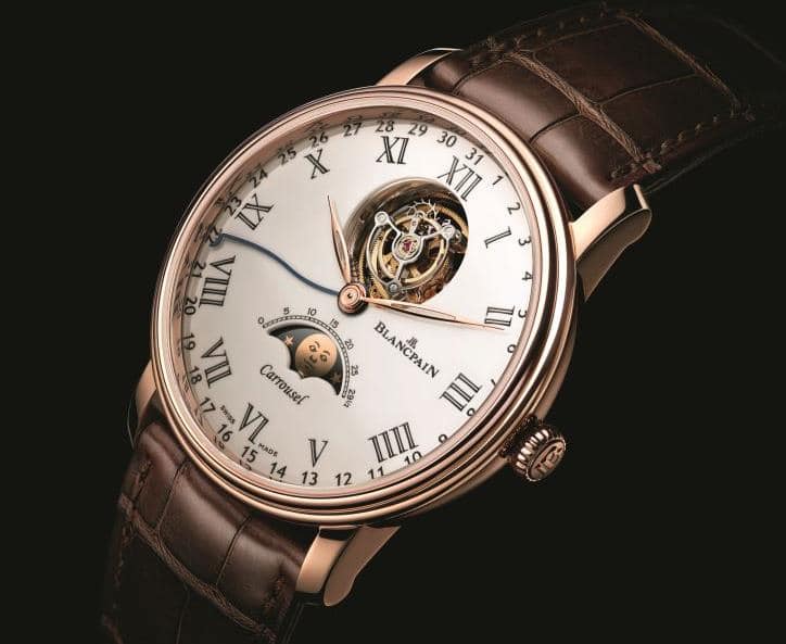 Blancpain villeret carousel phase de lune 6622L-3631-55B