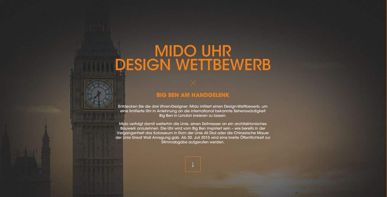 Mido Design Wettbewerb