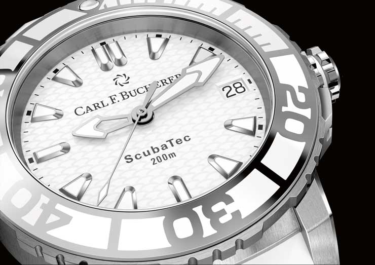 Carl-F-Bucherer-Patravi Scubatec White