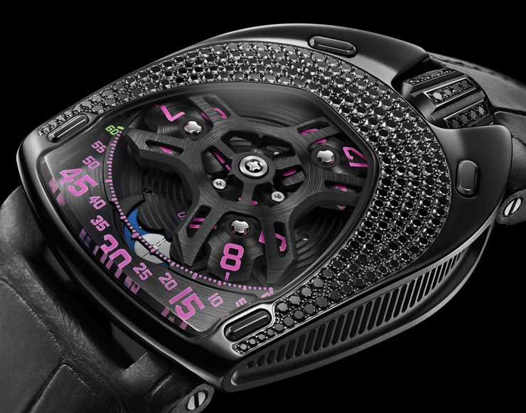 Urwerk UR-106 Black Pink Lotus