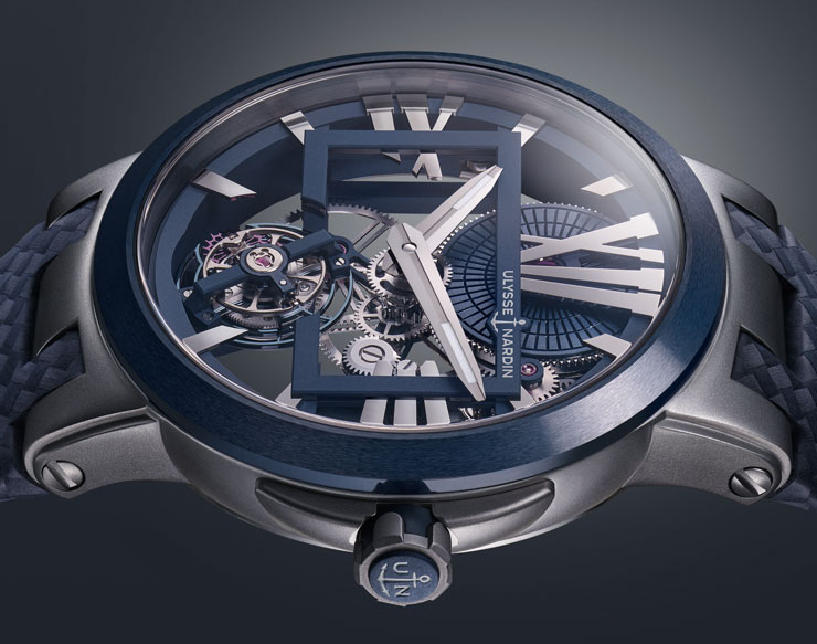 Ulysse Nardin Executive Skeleton Tourbillon Blue