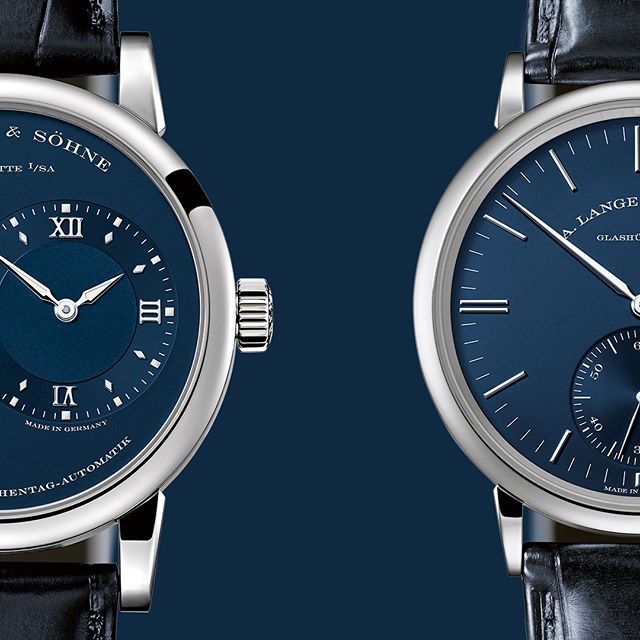 A.Lange & Söhne blaue Serie