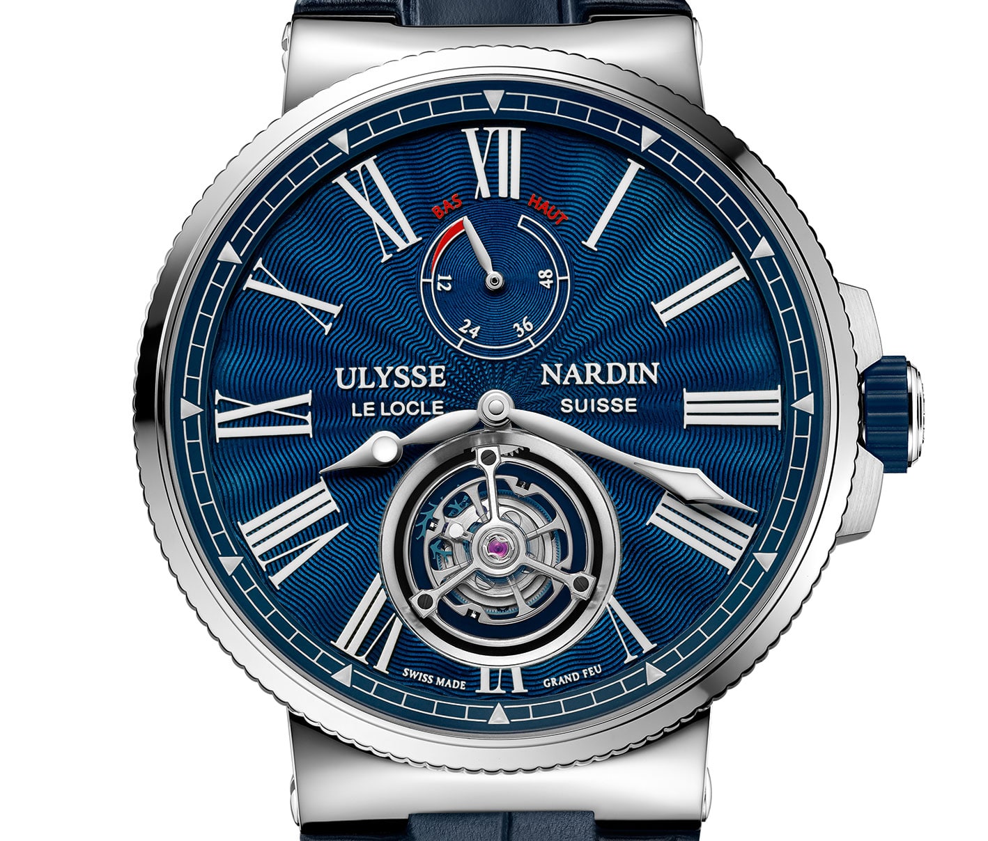 Ulysse-Nardin-MarineTourbillon Blue Grand Feu