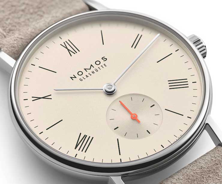 nomos ludwig 33 champagner