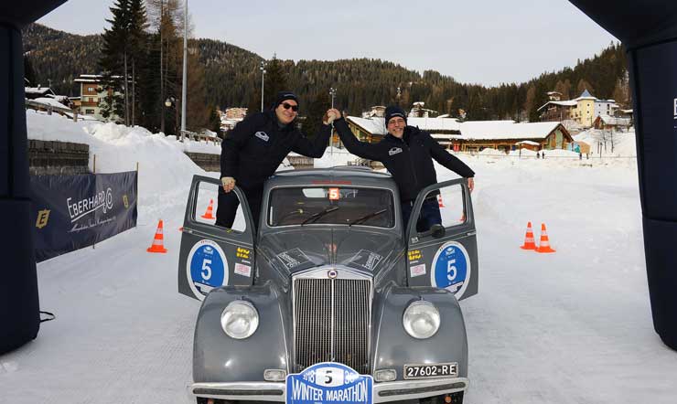 Winter Marathon 2018 EberhardCo._The winners of the Eberhard trophy of the frozen lake - Ezio Sala and Gianluca Cioffi_kl