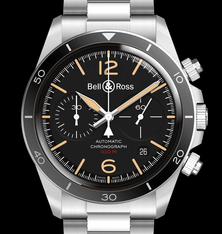 Bell & Ross BR V2-92 Steel Heritage