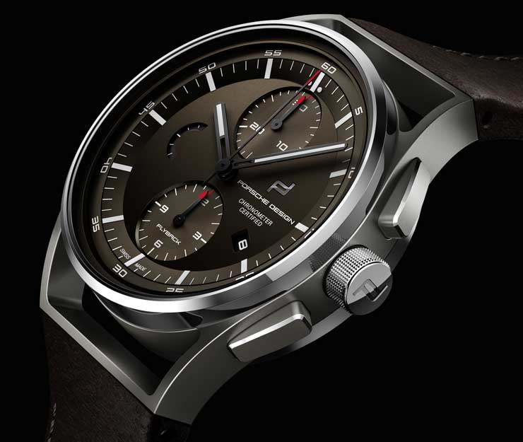 Porsche Design 1919 Chronotimer Flyback Brown & Leather