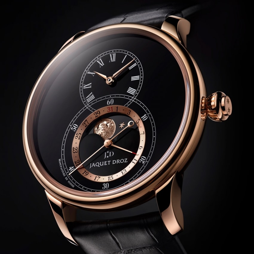 Jaquet Droz Grande Seconde Moon Black Enamel