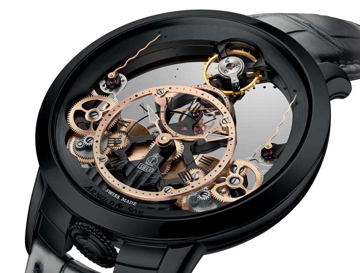 Arnold&Son Time Pyramid Black Edition