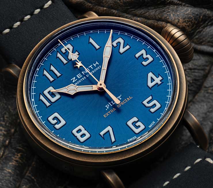 Zenith Pilot Type 20 Extra Special Chronograph Bronze Blue Dial