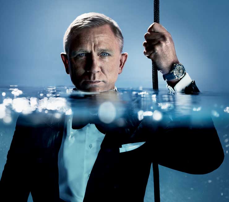 James Bond 007 Daniel Craig und seine Omega Diver 300 M