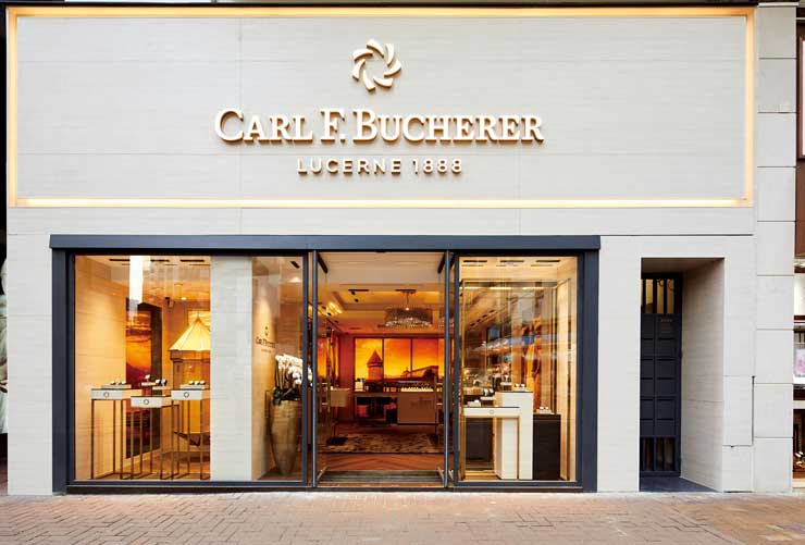 Carl F. Bucherer Monomarken-Boutique in Hong Kong