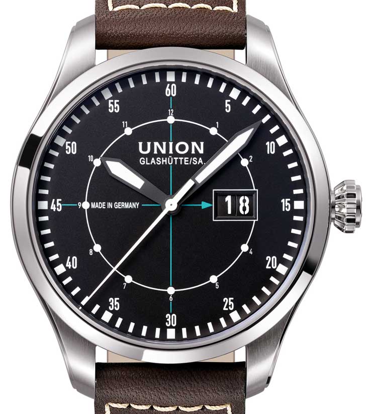 Belisar Pilot Großdatum von Union Glashütte