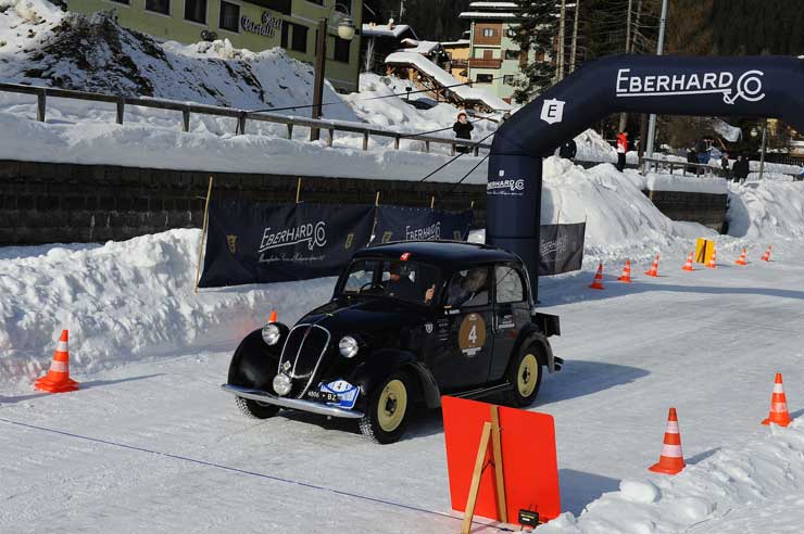 Eberhard & Co mit "Tazio Nuvolari" beim Winter Marathon 2019