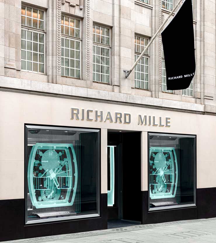 Richard Mille Boutiqe London jetzt in der Old Bond Street