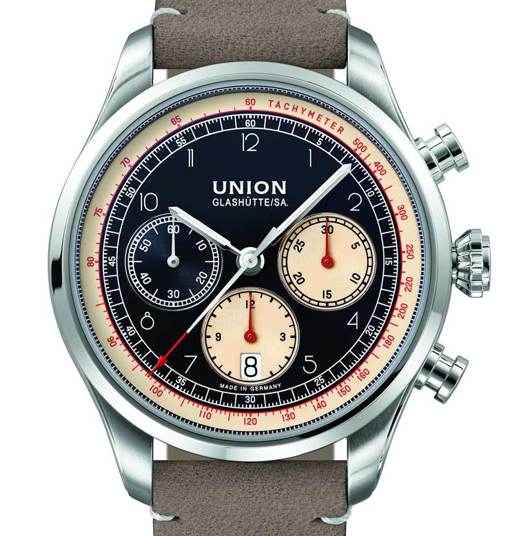 Union Glashütte Belisar Chronograph: moderne Technik im Retro-Look