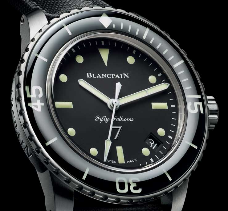 Blancpain fifty fathoms 2025 nageurs de combat