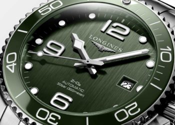 Longines HydroConquest IN Khaki- und Smaragdgrün