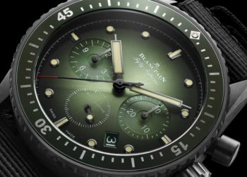 Fifty Fathoms Bathyscaphe Chronograph Flyback Green Dial