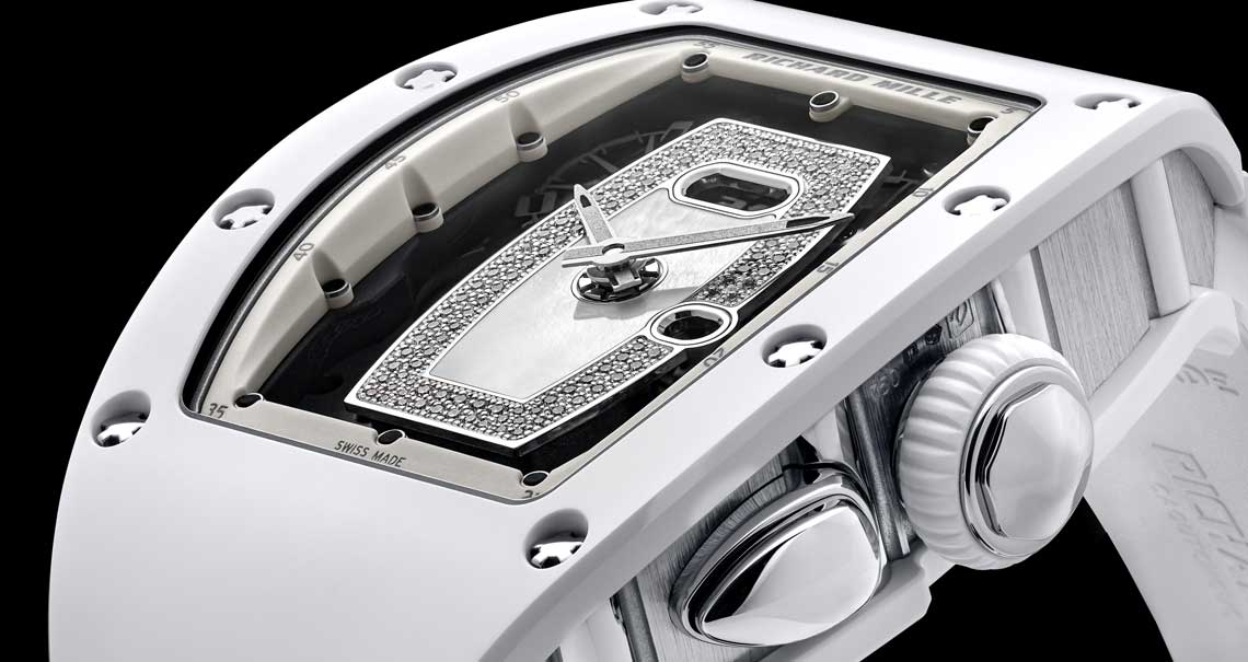 Richard Mille RM 037 White Ceramic Automatic wei e Sinnlichkeit