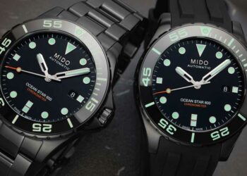 1140 Mido Ocean Star 600 Chronometer Black DLC Special Edition