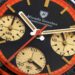 Nivada Grenchen Chronoking "Paul Newman" Orange