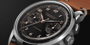 Lebois & Co Heritage Chronograph Black & Gold