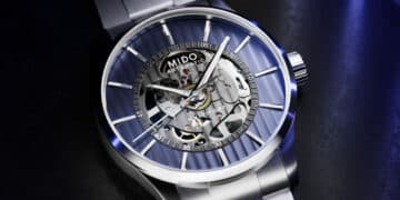 Mido Multifort Skeleton Vertigo Blue