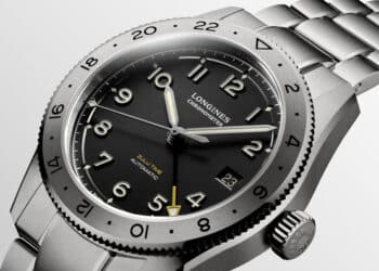 Longines Spirit Zulu Time Hodinkee in Titan