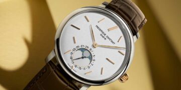 Slimline Moonphase Date Manufacture seconde/seconde/