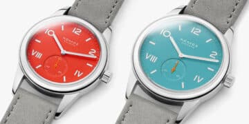 Nomos Club Campus nonstop red und endless blue