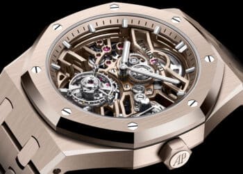 Royal Oak Flying Tourbillon Automatik Squelette Sand Gold