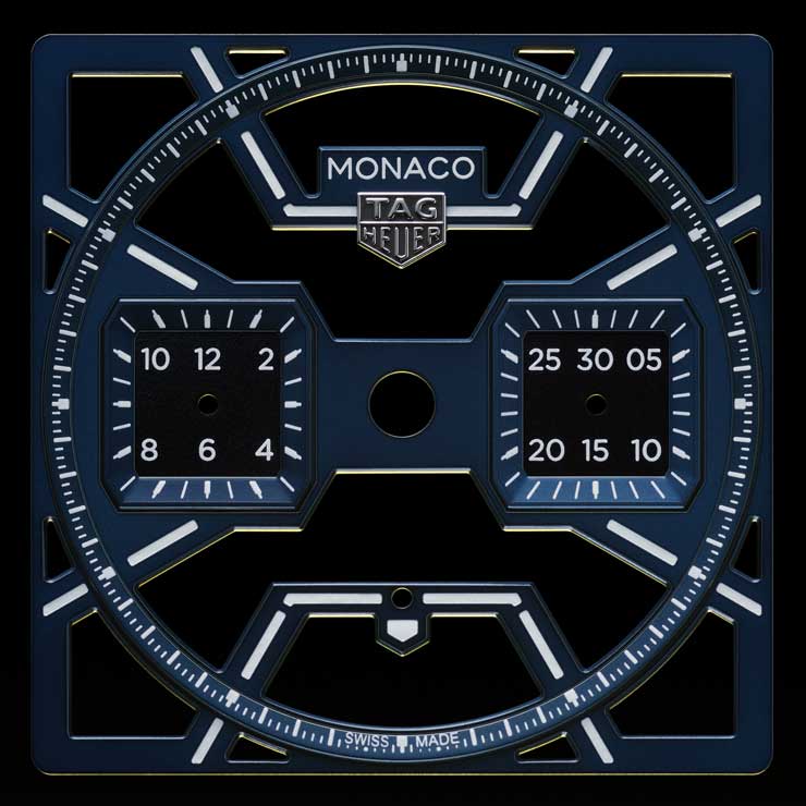 Monaco Chronograph in Dunkelblau