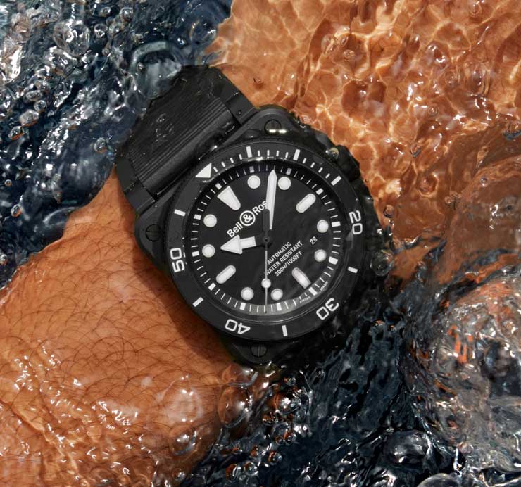 BR 03 Diver Steel Black Matte