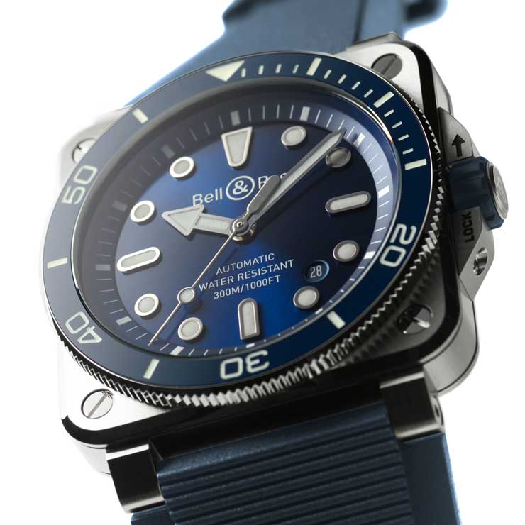 Die BR 03 Diver Steel blue