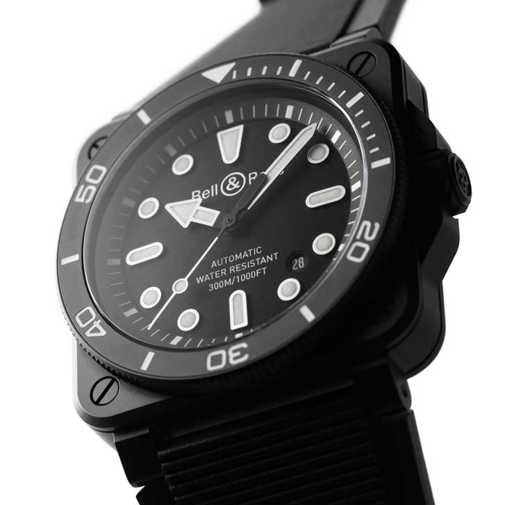 BR 03 Diver Black Matte