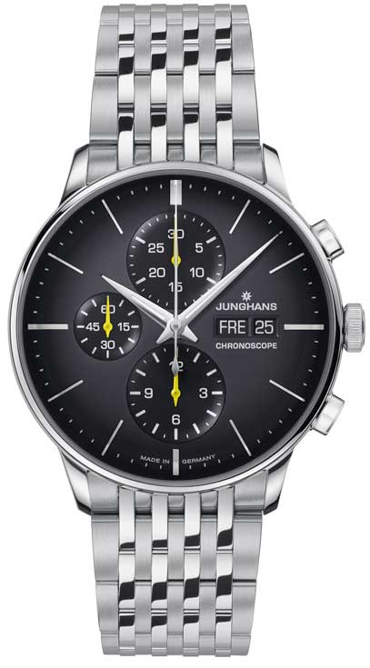 Junghans Meister Chronoscope mit Stahlband