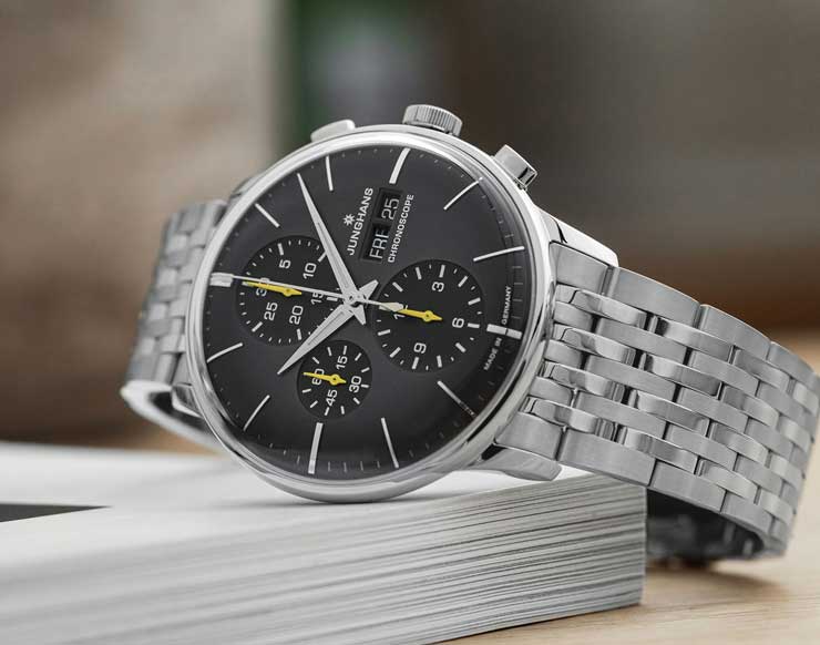 Junghans Meister Chronoscope mit Stahlband