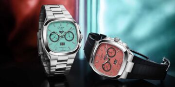 Seventies Chronograph Panoramadatum „Watermelon“ und „Swimming Pool“