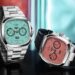 Seventies Chronograph Panoramadatum „Watermelon“ und „Swimming Pool“