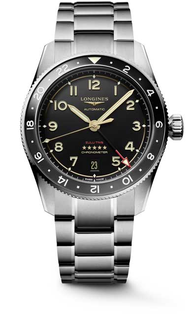 Longines Spirit Zulu Time 39 mm Titan (Referenz L3.802.1.53.6)