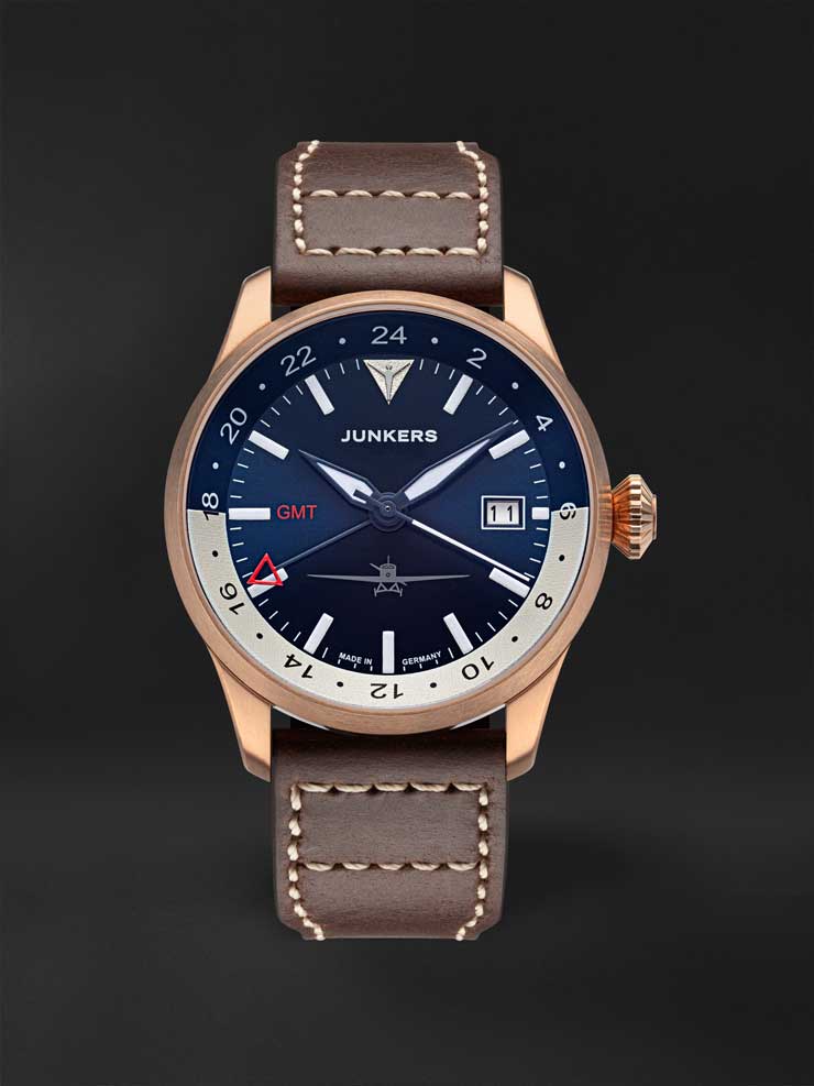 Junkers Flieger Bronze GMT