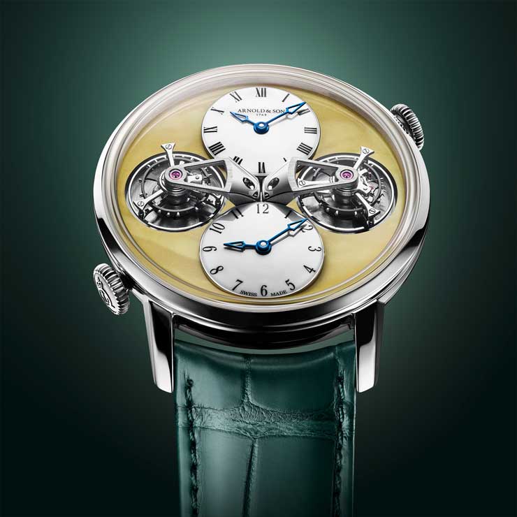 Arnold & Son Double Tourbillon White Gold Bernstein-Edition