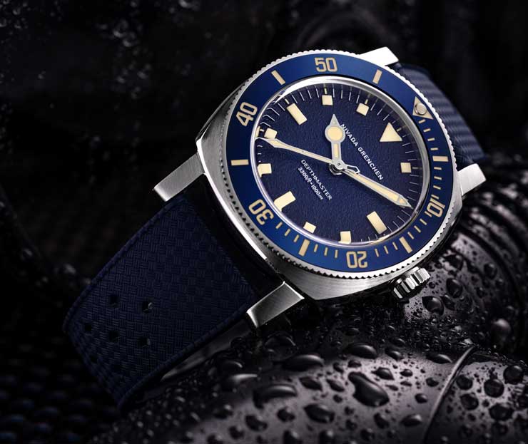 Nivada Grenchen Depthmaster midnight blue