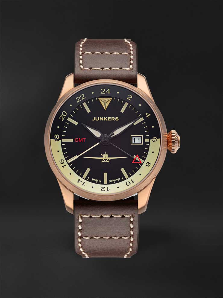 Junkers Flieger Bronze GMT