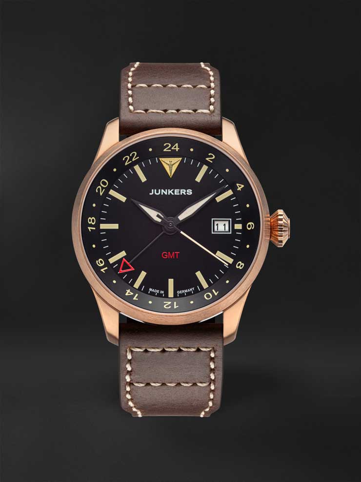 Junkers Flieger Bronze GMT