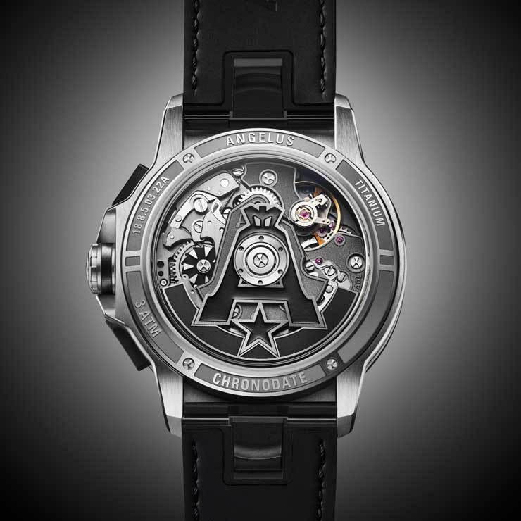 Angelus Chronodate Titanium Magnetic Silver Edition