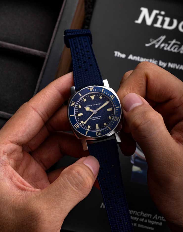 Nivada Grenchen Depthmaster midnight blue