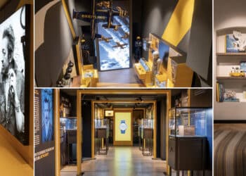 Der Schweizer Uhrenhersteller Breitling feiert sein 140-jähriges Bestehen mit der Eröffnung seines ersten Pop-up-Museums im Zentrum von Zürich.